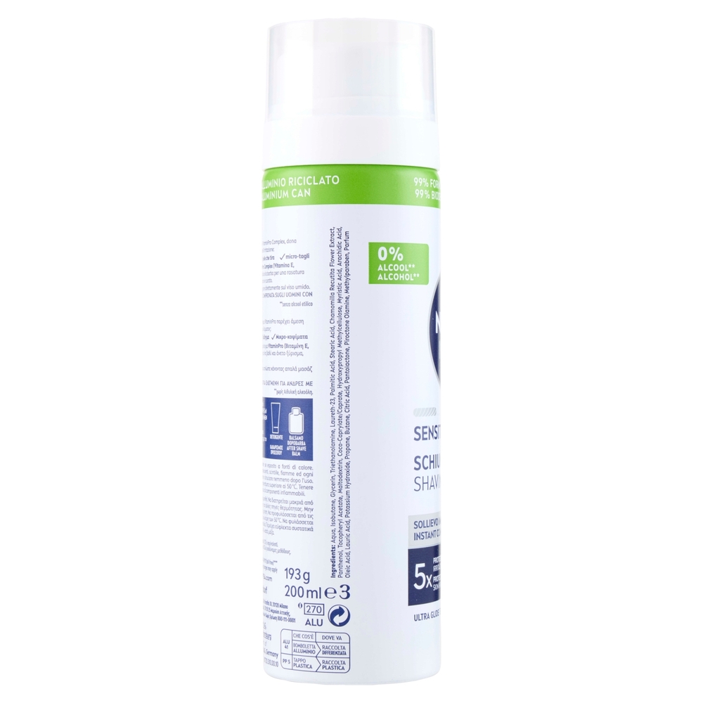 Nivea Men Sensitive Schiuma da Barba 200 ml